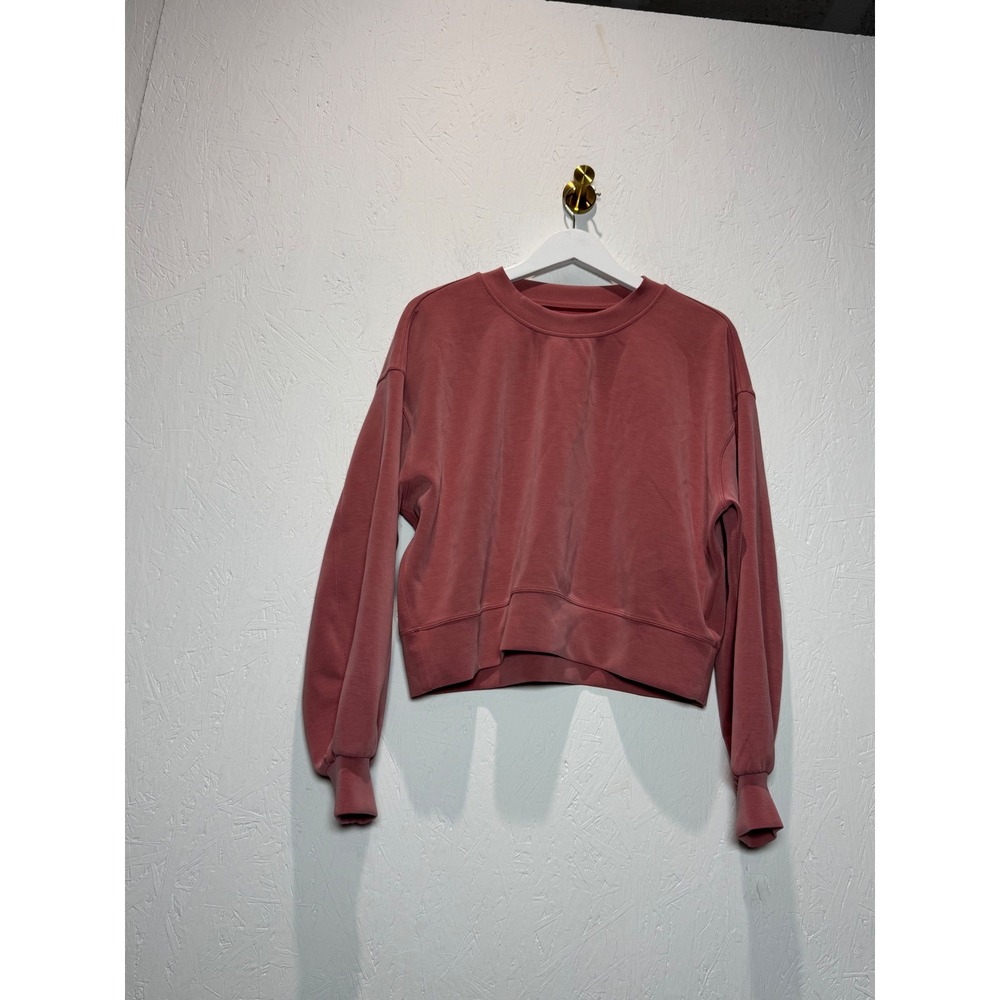 Lululemon Softstreme Perfectly Oversized Cropped Crew Pullover Size 6